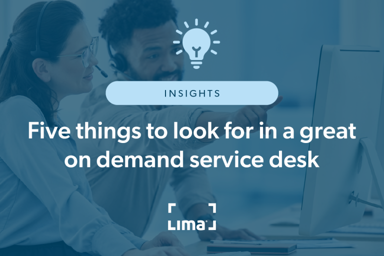 Five things to look for in a great on demand service desk