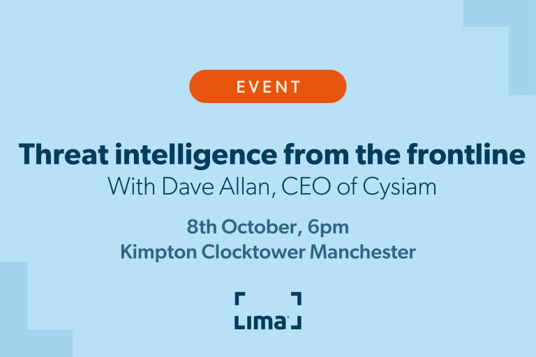 Event: Threat intelligence from the frontline with Dave Allan, CEO of CYSIAM